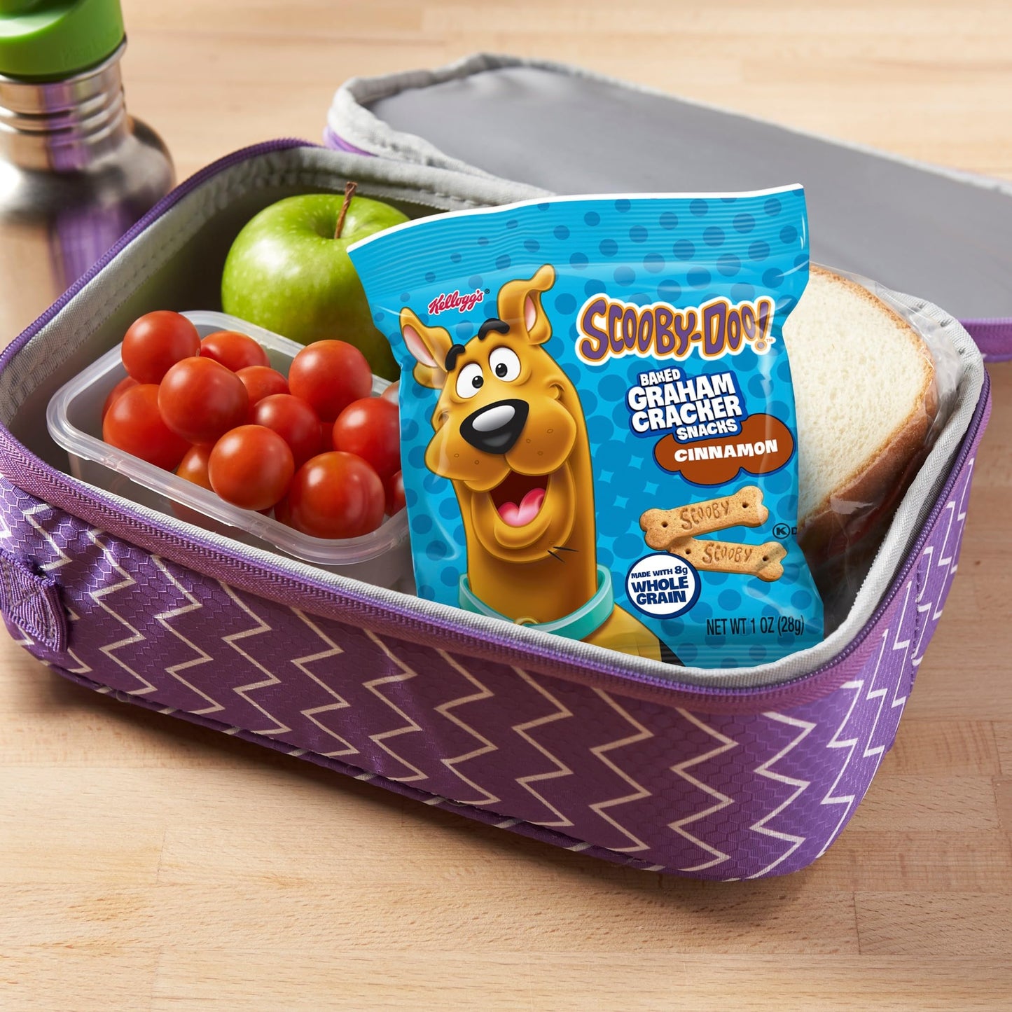 Kelloggs Scooby-Doo! Graham Cracker Sticks, Cinnamon, Made with Whole Grain, 1oz (210 count)