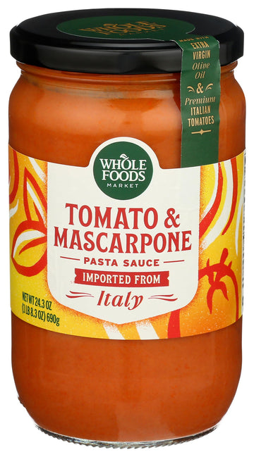 Whole Foods Market Tomato & Mascarpone Pasta Sauce, 24.3 oz