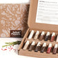 Craftly Salt & Pepper Gift Box - Spice & Seasoning Set with 6 Salts & 6 Peppers, 22.5 x 4.1 x 22.8 cm, Ideal