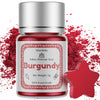 Shanlinly Burgundy Edible Luster Dust - 5 Grams Food Grade Cake Dust Shimmer Powdered, Edible Metallic Powder Food Coloring for 