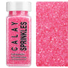 Pink Sanding Sugar Sprinkles, 4.23 oz Edible Sparkling Sugar Crystals for Baking Topping, Cupcakes, Cookies, Ice Cream & Cake De
