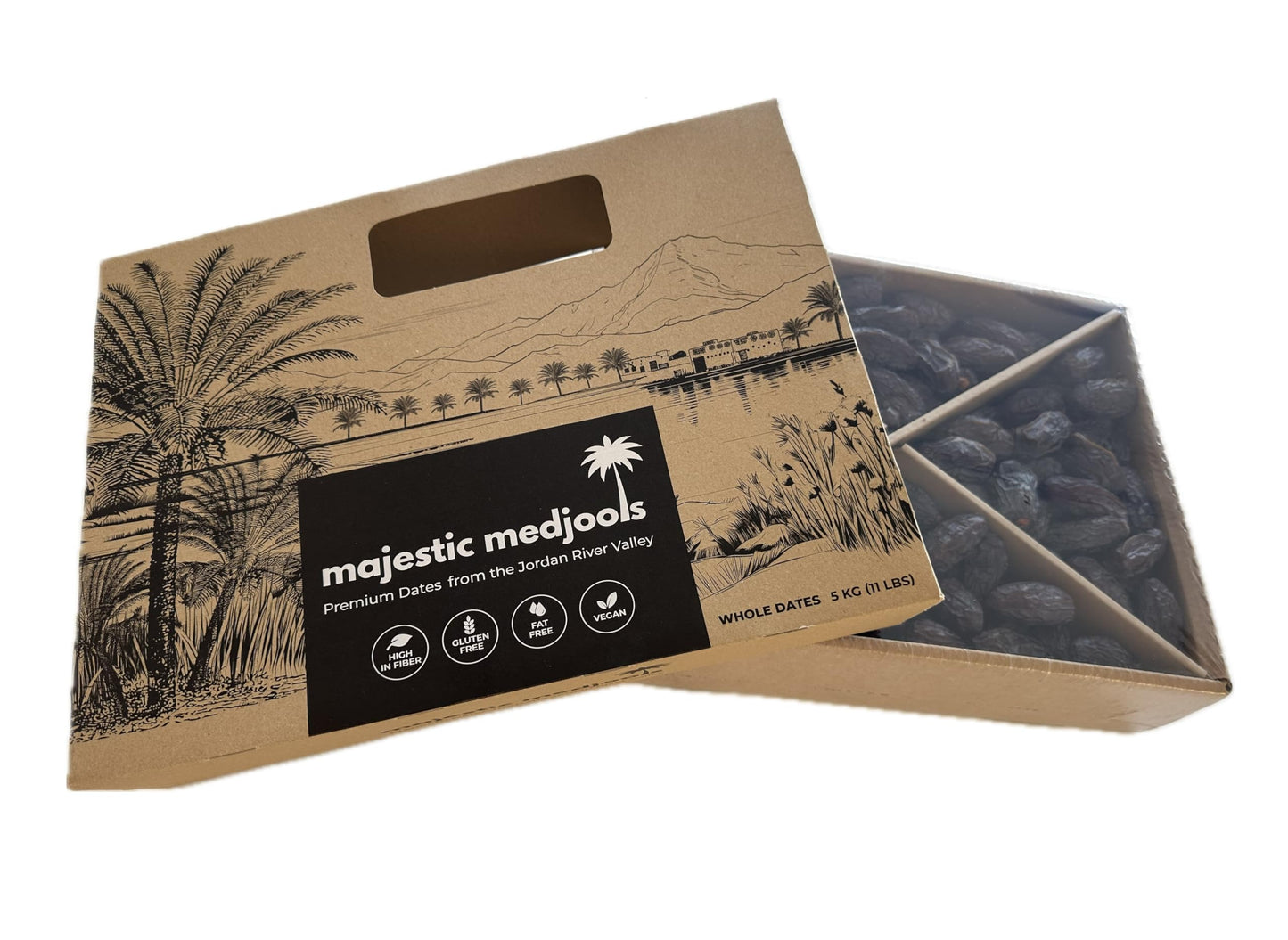Majestic Medjools: Premium Dates From The Jordan River Valley (5Kg)