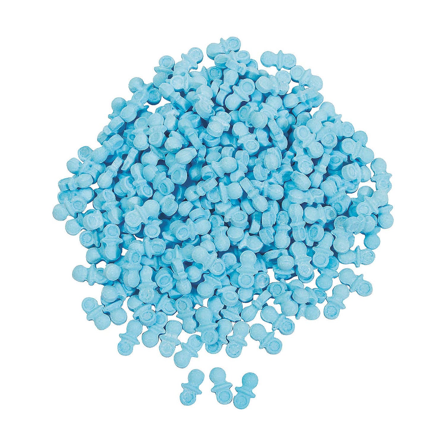 Blue Hard Candy Pacifiers (1lb - 608 pieces) Boy Baby Shower and Gender Reveal Party Supplies