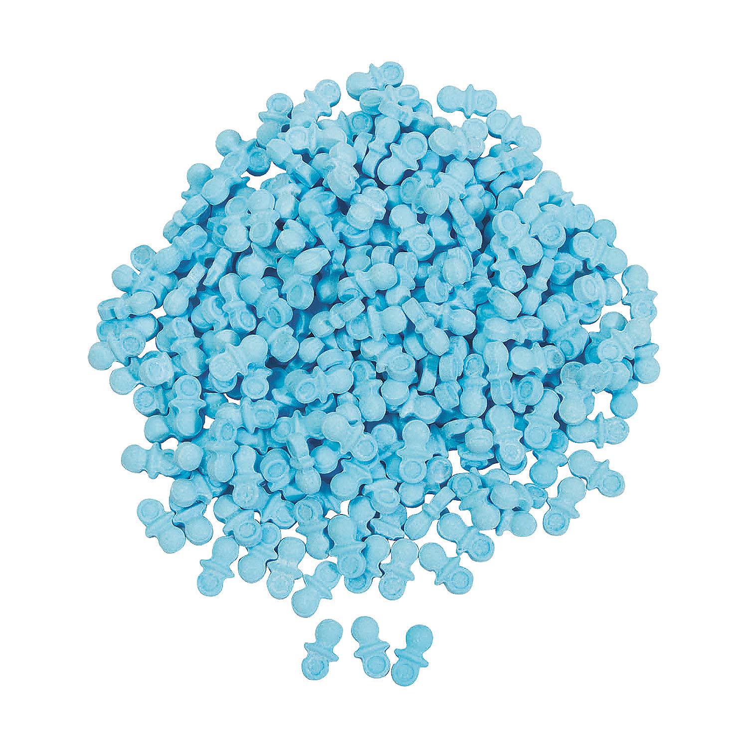 Blue Hard Candy Pacifiers (1lb - 608 pieces) Boy Baby Shower and Gender Reveal Party Supplies