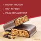 Atkins Chocolate Peanut Butter Protein Meal Bar, High Fiber, 16g Protein, 2g Sugar, 3g Net Carb, Meal Replacement, Low Carb, Ket