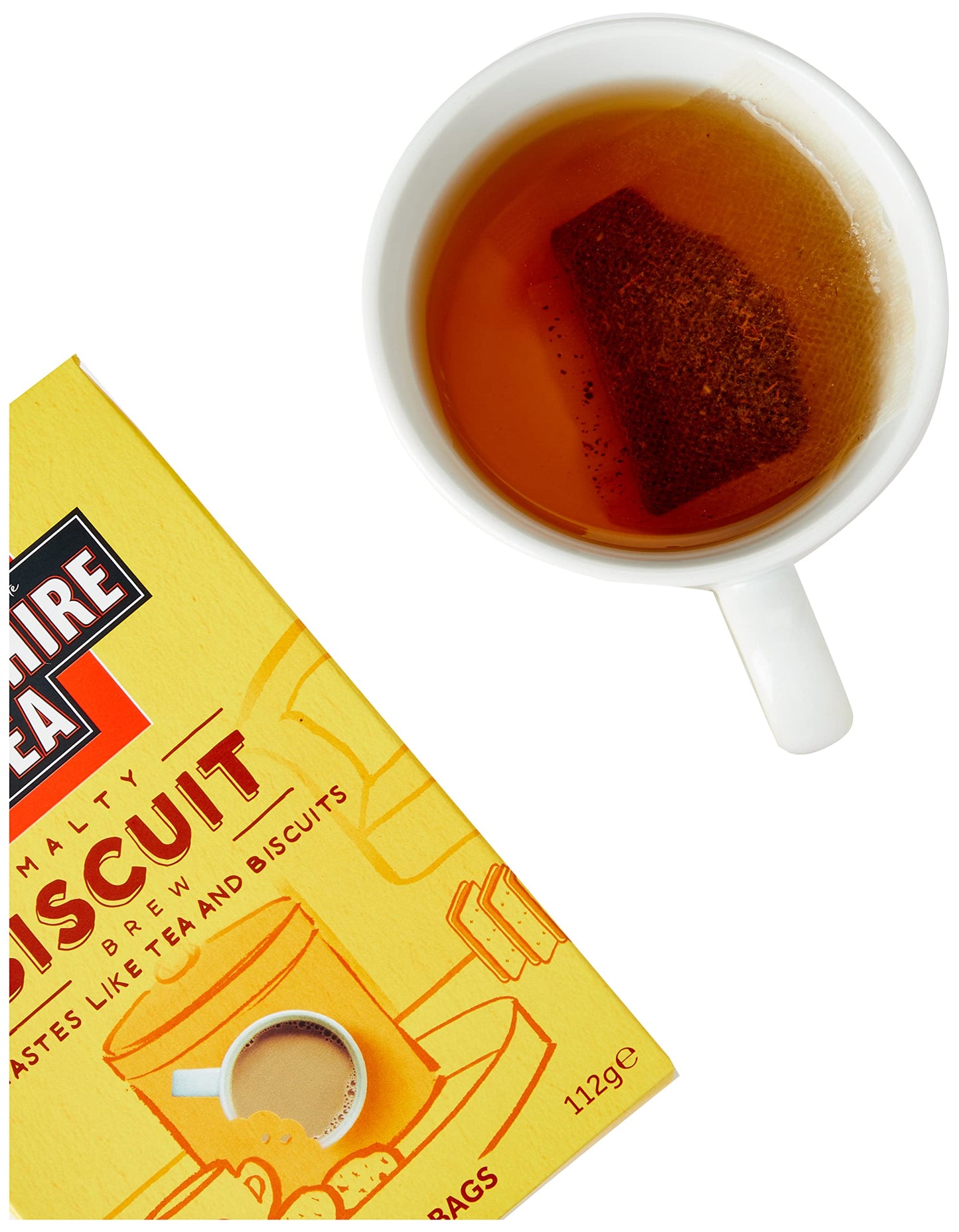 Yorkshire Tea Biscuit Brew Tea Bags, Pack Of 4 (Total Of 160 Tea Bags)