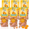 Perle di Sole Orange Candy Jellies - Italian Jelly Candy Individually Wrapped - Soft Fruit Candies - 6 Pack (7.05oz. Bag)