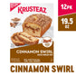 Krusteaz Cinnamon Swirl Quick Bread Mix, Includes Cinnamon Topping, 19.5 Oz Boxes (Pack Of 12)