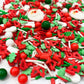 Christmas Cake Topper Sprinkles Decoration Candy Santa Claus Cupcake Dessert Cookie Sprinkle
