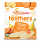 Happy Baby Organics Baby Snacks, Gentle Teething Wafers, Gluten Free & Vegan, Sweet Potato & Banana, 12 Count (Pack Of 6)