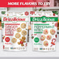 Drizzilicious Mini Rice Cakes - Rice Crisps, Healthy Snack For Mature-Themeds And Kids, Flavored Rice Cakes, Vegan, Gluten Free, Only 90 Calories Per Serving - Gingerbread, 4 Oz (Pack Of 2)
