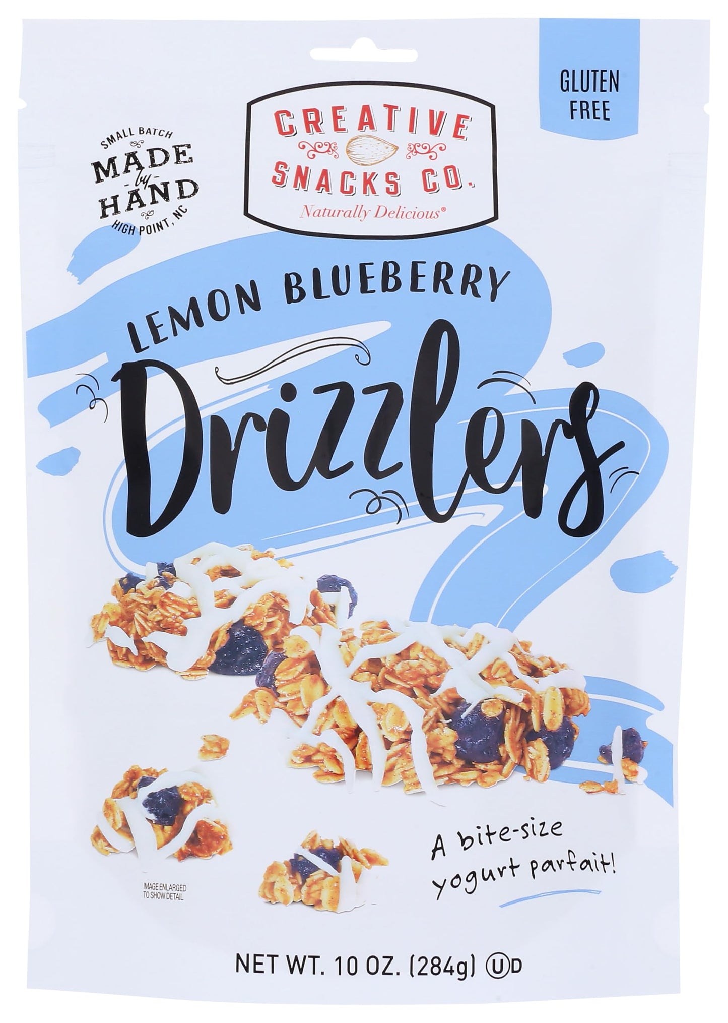 Creative Snacks Granola Lemon Blueberry Drizzlers, 10 Ounce, Pack of 1