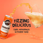 Liquid Remedy Kombucha Sugar Free Organic Drink  Low Calorie  Probiotic Like Tea for Gut Health - Orange Splash - 12 Fl Oz Can  4-Pack