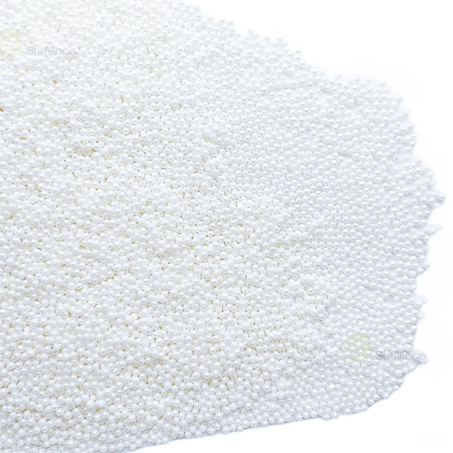 Se Si&Moos White Sprinkles White Nonpareils Edible Pearls For Cake Decorating Small Pearl Sprinkles Halloween Cake Decorations C