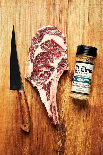 St Elmo Seasoning Flavorful Rub for Steaks, Burgers, Chicken, Seafood - 13 Oz