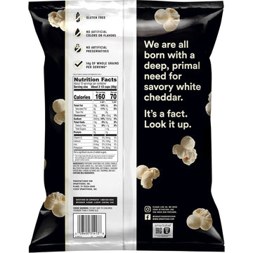 Smartfood Popcorn, White Cheddar, Gluten Free, 9.75Oz Party Size Bag