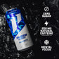 Phorm Energy Drink  Blue Blitz Flavor  200 MG Natural Caffeine From Green Tea  Sugar Free Carbonated Drink With Electrolytes & Vitamin B12  Dairy & Gluten Free  Vegan  16 FL Oz Cans  12 Pack