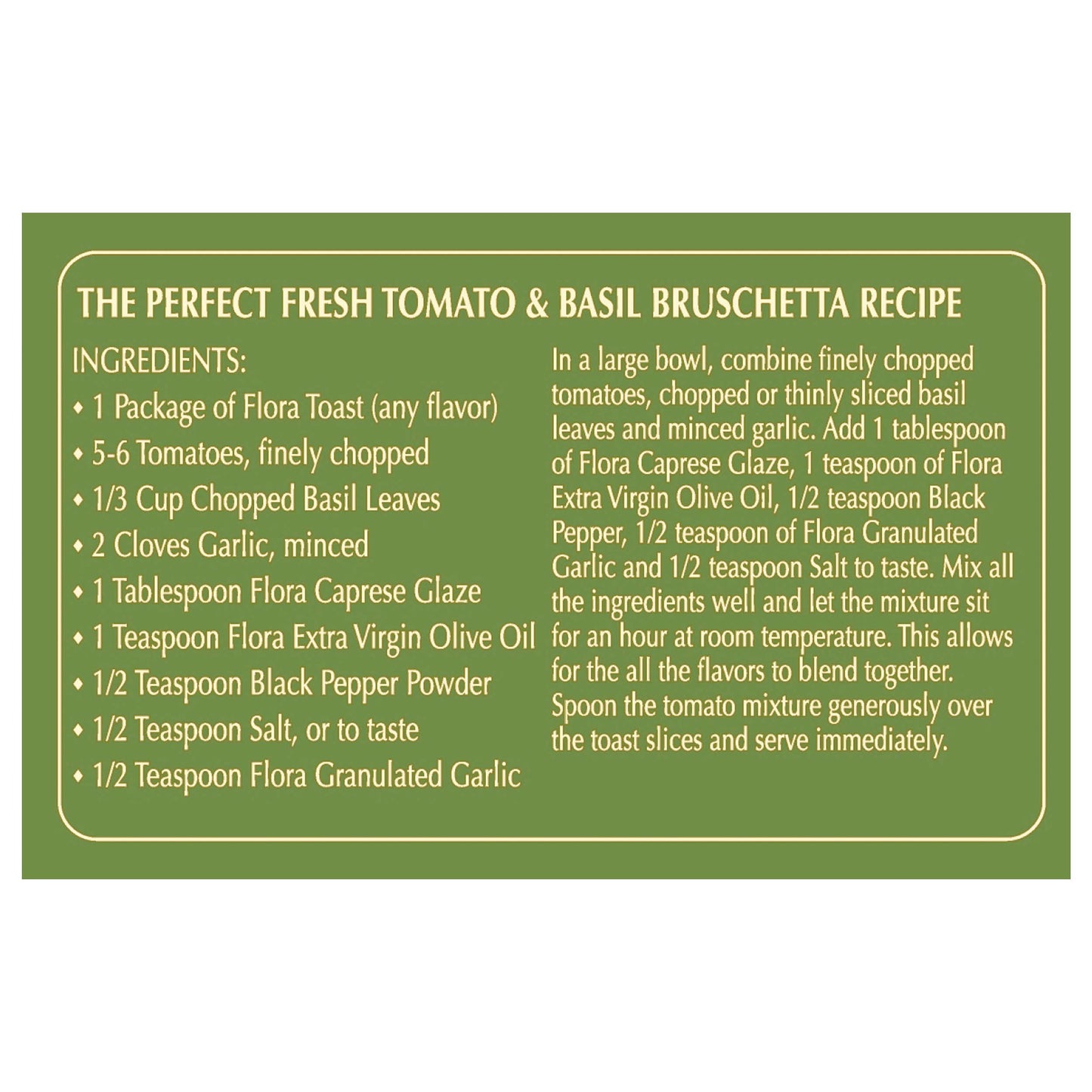 Flora Foods - Italian Hard Toast 5 Grain (36 count)