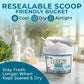 TradeGrade Pure Baking Soda Powder - 1 Gallon Bucket  Sodium Bicarbonate Powder | enhanced Food-Grade for Baking  Bread  Cookies & More | Baking Soda for Cleaning  Natural Cleaner & Deodorizer (1 Gallon)