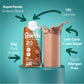 OWYN 20g Protein Shake, Chia Flax and Pea vegan protein blend with Prebiotics, Superfood Greens, gluten free, soy free. (Dark Ch