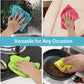 Homexcel Microfiber Cleaning Cloth,8 Pack Cleaning Rag,Cleaning Towels With 4 Color Assorted,11.5''X11.5''(Green/Blue/Yellow/Pin