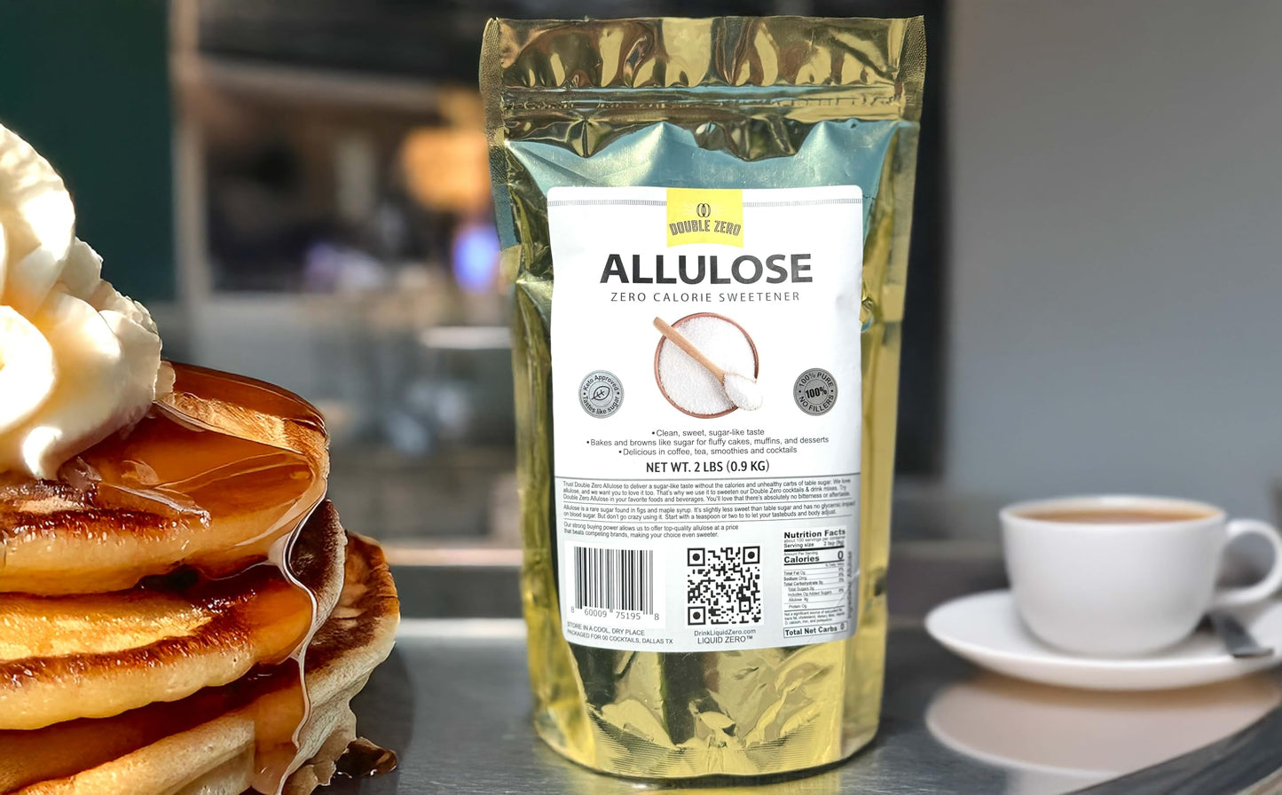 New! Allulose Sweetener – Zero Calorie, Organic Taste, Keto-Friendly – 2 Lb, Natural Sugar Substitute, Sugar Substitute Keto And Glp-1 Friendly Non-Glycemic For Healthy Baking Cooking Coffee Cocktails. Zero Sugar.
