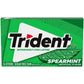 Trident Spearmint Sugar-Free Chewing Gum, 14 Count, Green, Model 120475