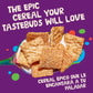Cinnamon Toast Crunch Breakfast Cereal, Crispy Cinnamon Cereal, Large Size, 16.8 Oz