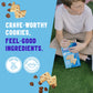 Mavericks Chocolate Chip Bolt Cookies - Plant-Based Chocolate Chip Cookies, Healthy, Plant Based Snack For Kids, Nut Free, 40% L