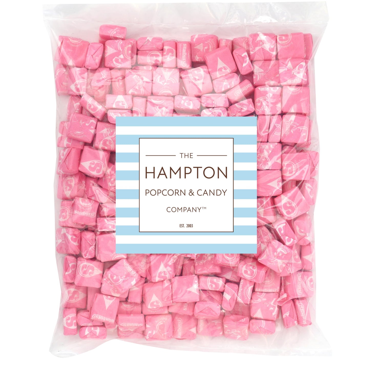 Starburst All Pink Candy 3Lb Bulk Bag (Approx. 270 Pieces), Pink Strawberry Candy Fruit Chews
