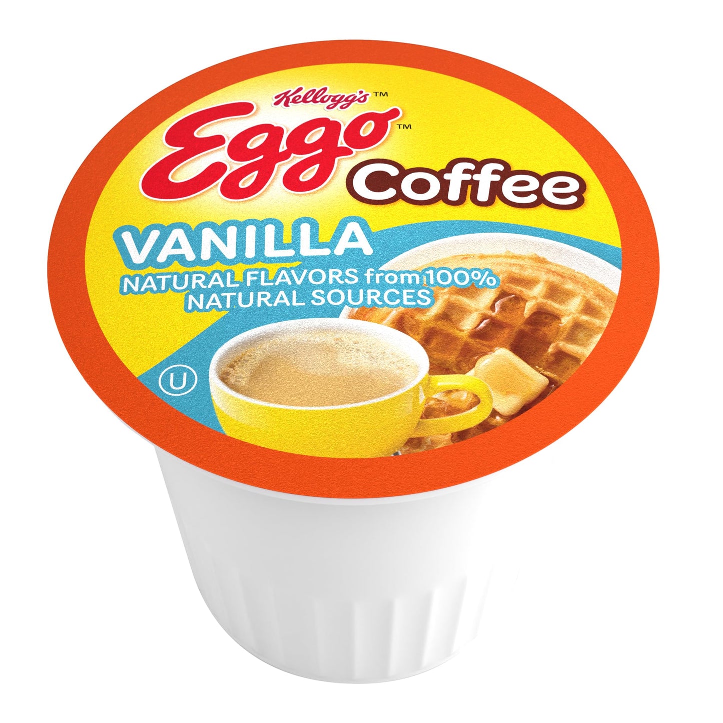 Eggo Vanilla Waffle Flavored Coffee Pods for Keurig, Fair Trade Certified, 40 Count