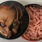 Boston America Childs Play Chucky Sour Cherry Candy Knives - 1.2 Ounce Collectible Tin