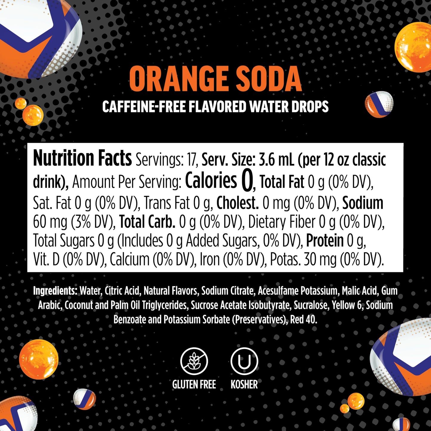Ninja Thirsti Flavored Water Drops, Zero Soda Orange Soda, Classic Soda Flavors, Sparkling Or Still, Zero Calories, Zero Sugar,