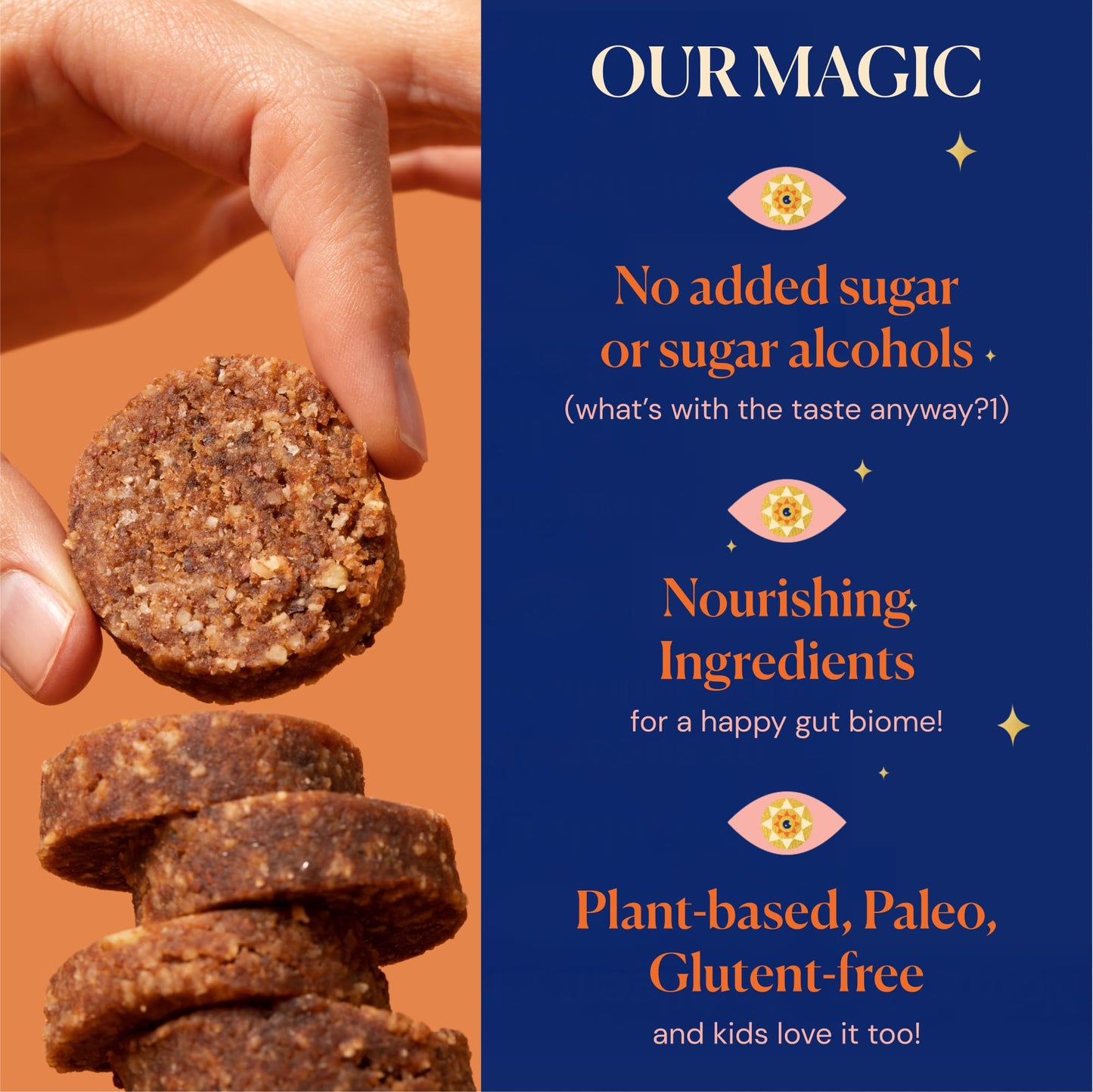 MAGICdATES Date Snack Bites Variety Pack – 4 Bags (16 Servings) Gluten-Free Vegan Paleo Plant-Based On-the-Go Snack