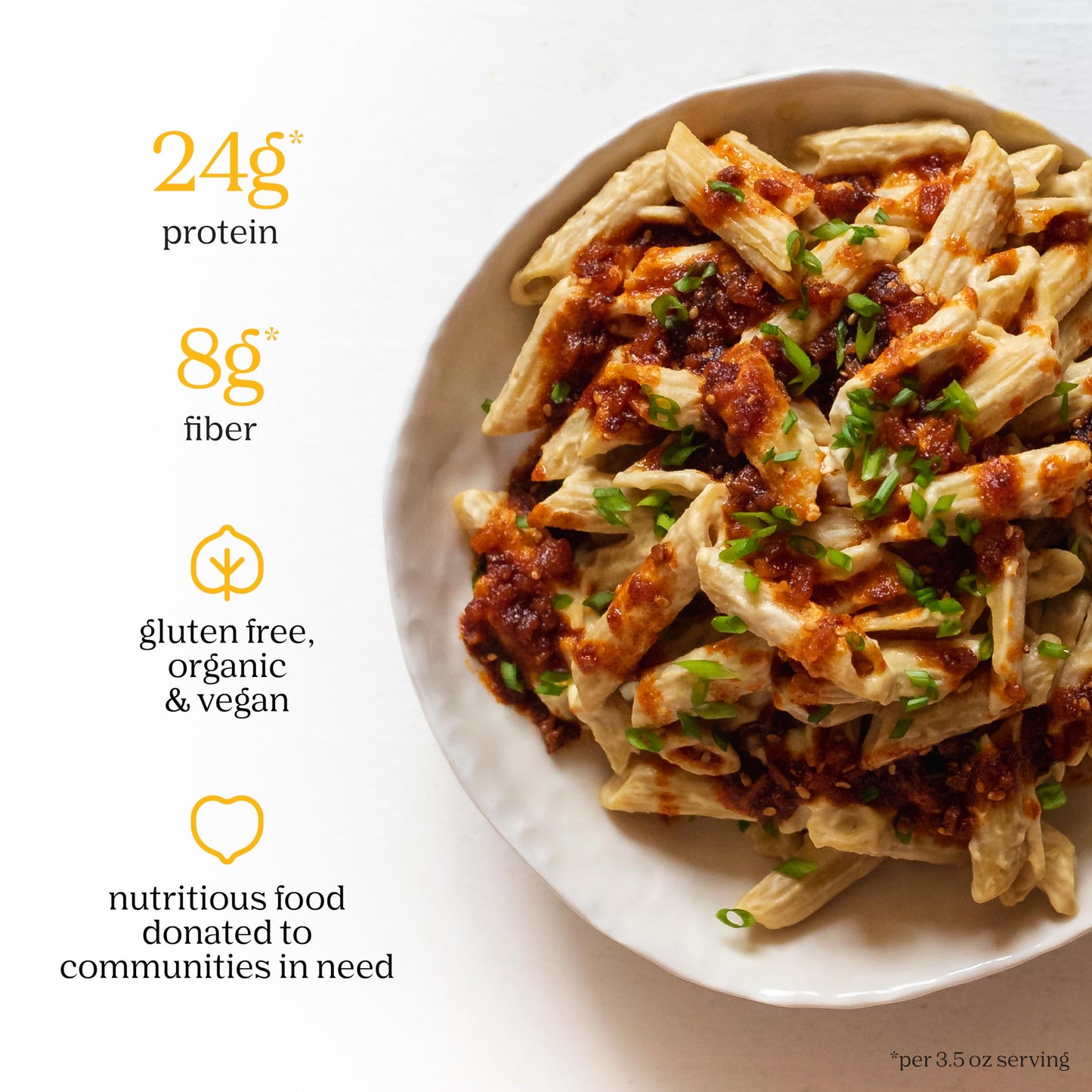 Chickapea Organic Chickpea Pasta - Penne - 8 oz (Pack of 6)