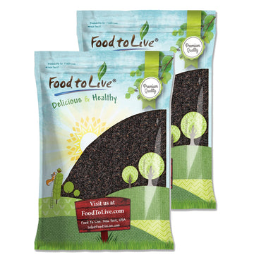 Food to Live Black Rice, 24 Pounds Medium-Grain Rice, Kosher, Vegan, Bulk. Nutty, and Sweet Flavor. Rich in Antioxidants and Die