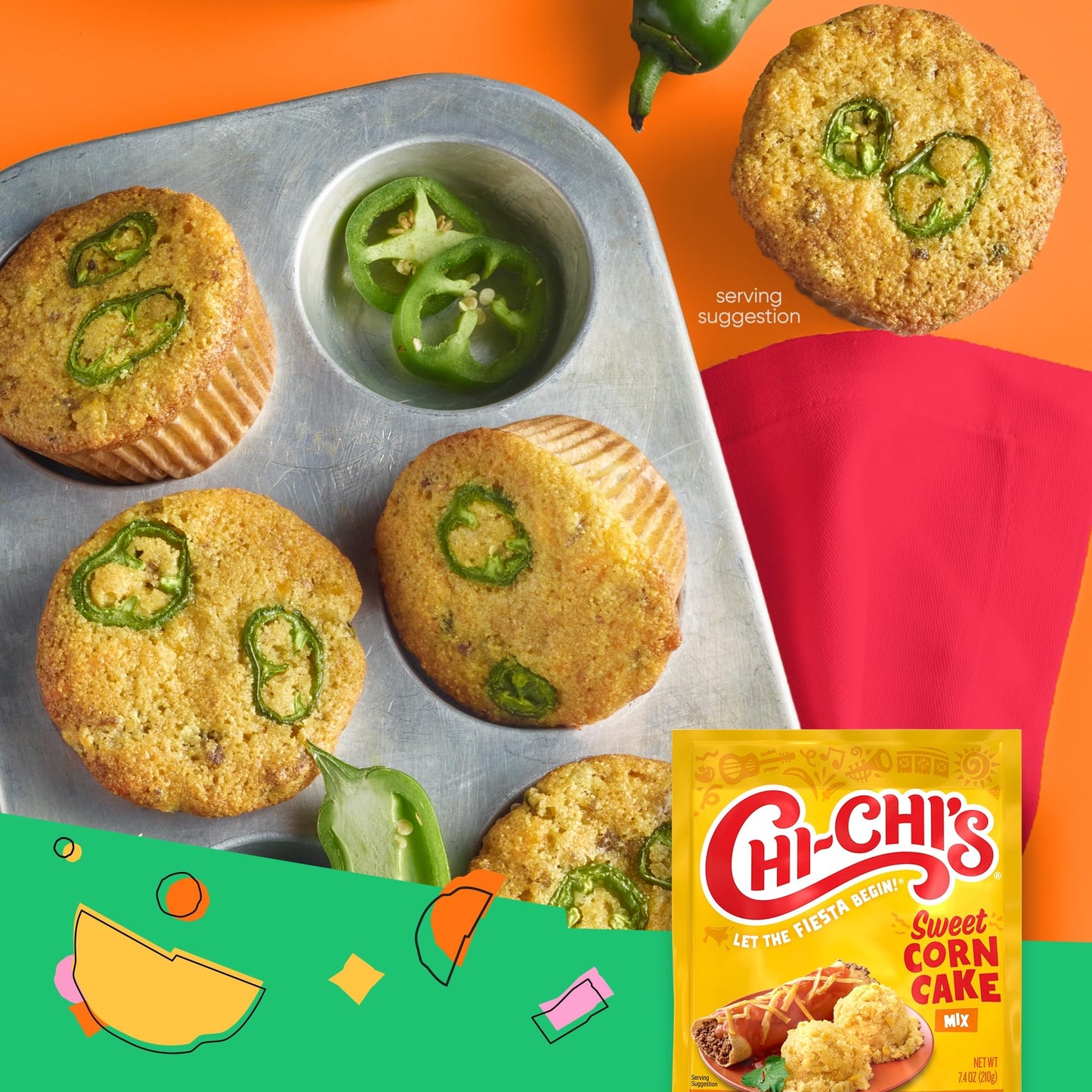 CHI-CHIS Taco Seasoning Variety Pack, 24 Count - Includes Taco, Restaurante, and Sweet Corn Cake Mixes, 3.14 oz Total