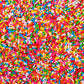Bayep Rainbow Sprinkles Jimmies Colorful Sprinkles For Cake Decorating Ice Cream, Cookies, Baking, Cupcake Topper Bulk Candy Per
