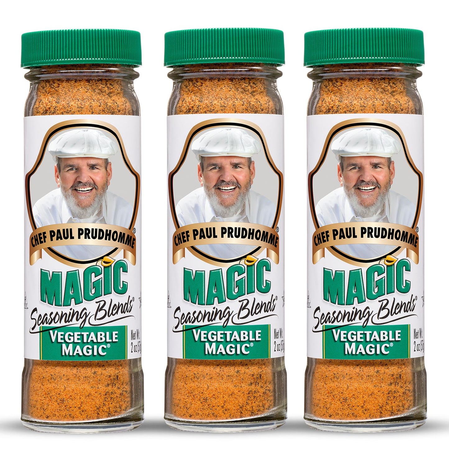 Chef Paul Magic Seasonings Blends Vegetable Magic Seasoning | No MSG & Preservatives | Kosher, Halal Certified | Perfect for Veg