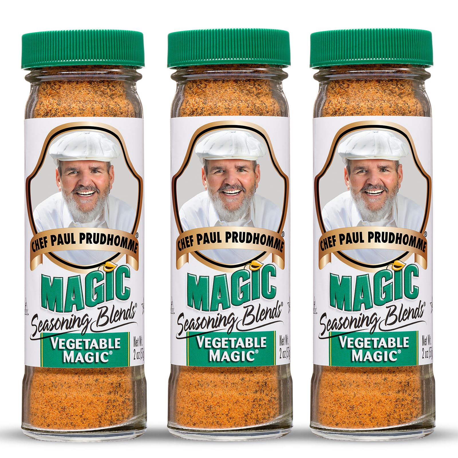 Chef Paul Magic Seasonings Blends Vegetable Magic Seasoning | No MSG & Preservatives | Kosher, Halal Certified | Perfect for Veg