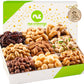 Nut Cravings Gourmet Collection - Rosh Hashana & Shana Tova Mixed Nuts Gift Basket In White Gold Box (9 Assortments) Arrangement