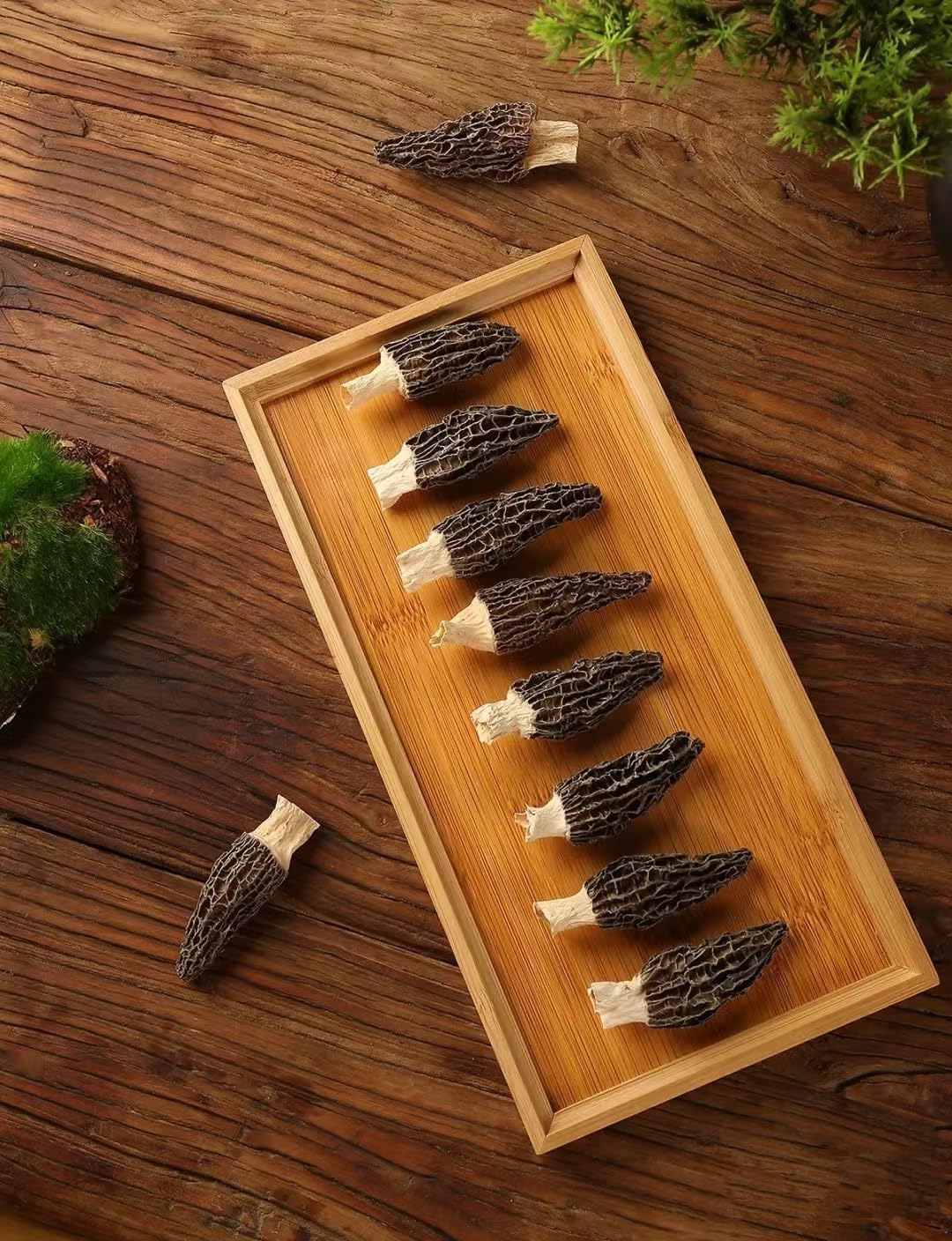 easyum Premium Dried Morel Mushrooms, 8 oz Dehydrated Cooking Mushrooms