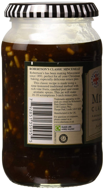 Robertson'S Classic Mincemeat, 14.5 Ounce