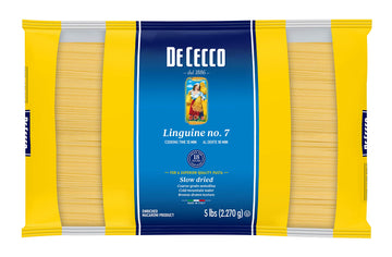De Cecco Semolina Pasta, Linguine No.7, 5 Pound (Pack of 4)