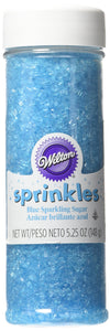 Wilton Sparkling Sugar Decorating Sprinkles, 5.25 Oz., Blue
