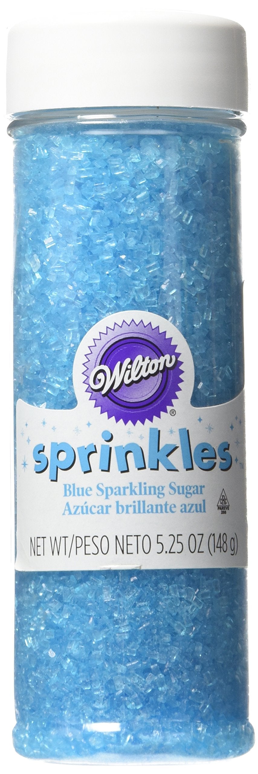Wilton Sparkling Sugar Decorating Sprinkles, 5.25 Oz., Blue