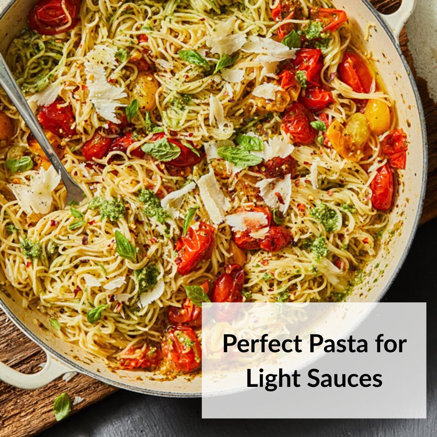 Delallo Capellini Angel Hair Pasta Nests, Made In Italy, Made With Durum Wheat Semolina Flour, All Natural, Kosher, Non-Gmo, 8.8