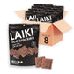 LAIKI Gluten Free Rice Crackers, Seed-Oil Free, Low Sodium, Vegan, Non-GMO, 3.53 Oz Bag (Pack of 8), Black Rice Simply Sea Salt