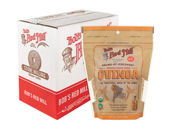 Bob's Red Mill Organic White Quinoa, 13oz (Pack of 5) - Non GMO, Whole Grain, Vegan, Kosher