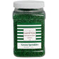 Green Sprinkles Jimmies 1.4 Pounds Container (23 Ounces), Sprinkles For Cake Decorating, Cake Sprinkles, Sprinkles For Baking, I